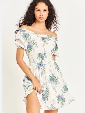 Loveshackfancy lai mini dress